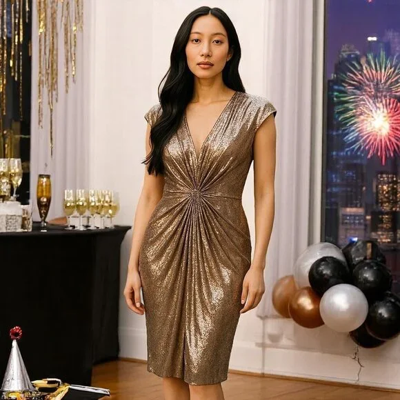 white christmas dresses SHO by Tadashi Shoji